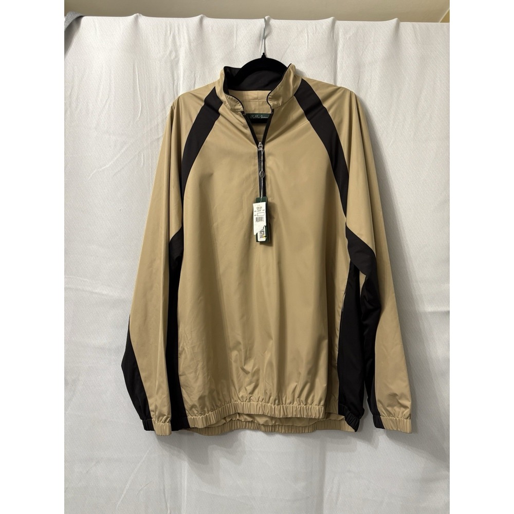 Bobby Jones Long Sleeve Golf Jacket Elastic Waist and Cuffs 1/4 zipper nwt